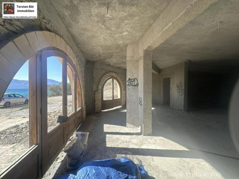 Kalamaki Kreta Kalamaki Unfertiger Wohnblock mit 8 Wohnungen und fantastischem Meerblick Haus kaufen